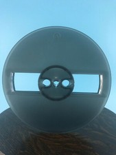 Burlington Recording 1/4"x7" Smoky Grey Heavy Duty Small Hub Plastic Reel in Box