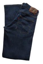 Levi's 511 Slim Boys Jeans Size 14 Regular Dark Wash Blue Denim