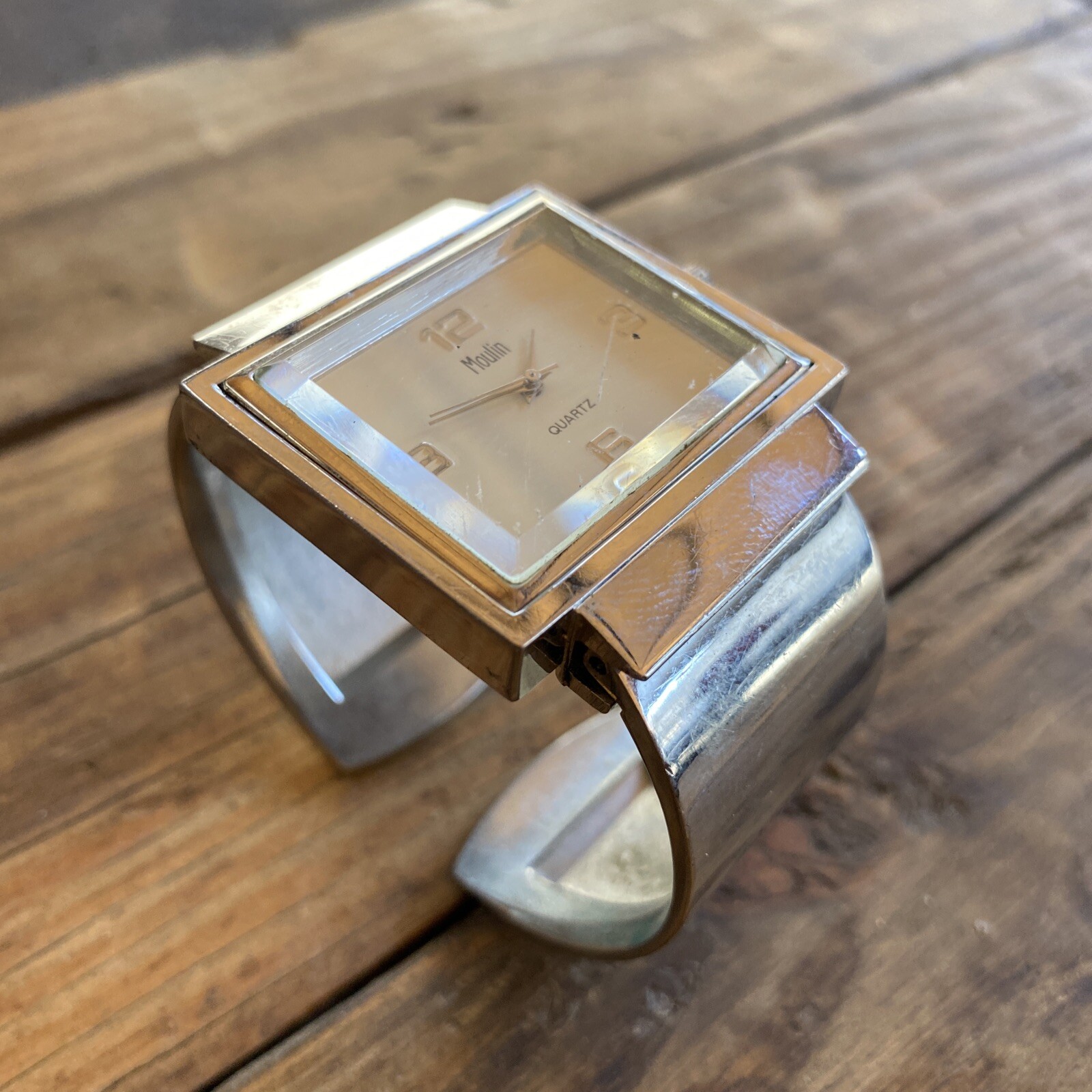 Moulin Large Rectangular Case Bangle Cuff Style L… - image 2