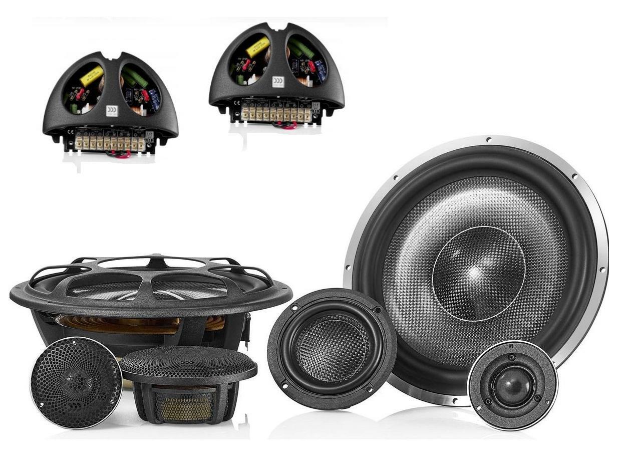 Morel ELATE CARBON PRO 93 3 Way Component Speaker System 22.5cm