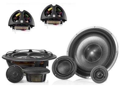 Morel ELATE CARBON PRO 93 3 Wege Komponenten Lautsprechersystem 22,5cm Set