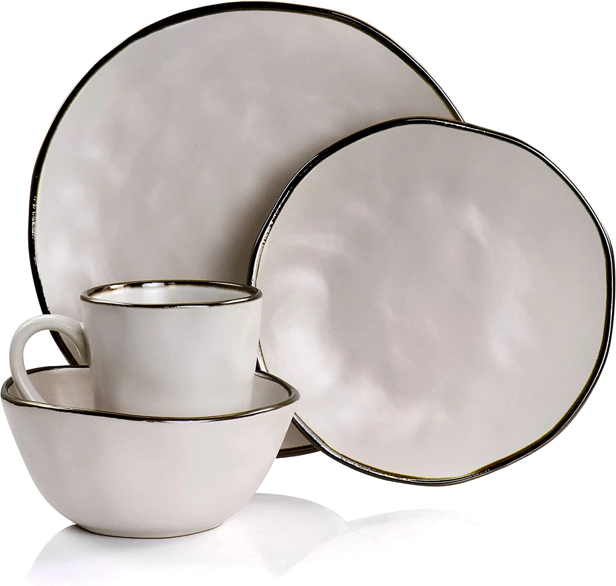 Matte white dinnerware top