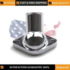 Water Necks 50 Degree Chrome Thermostat Housing 2600 for Chevy Small Big Block