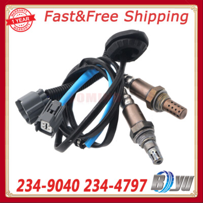 Up & Downstream 2X Oxygen Sensor For Honda Accord 36531-RAA-A02 36532-RAA-A01