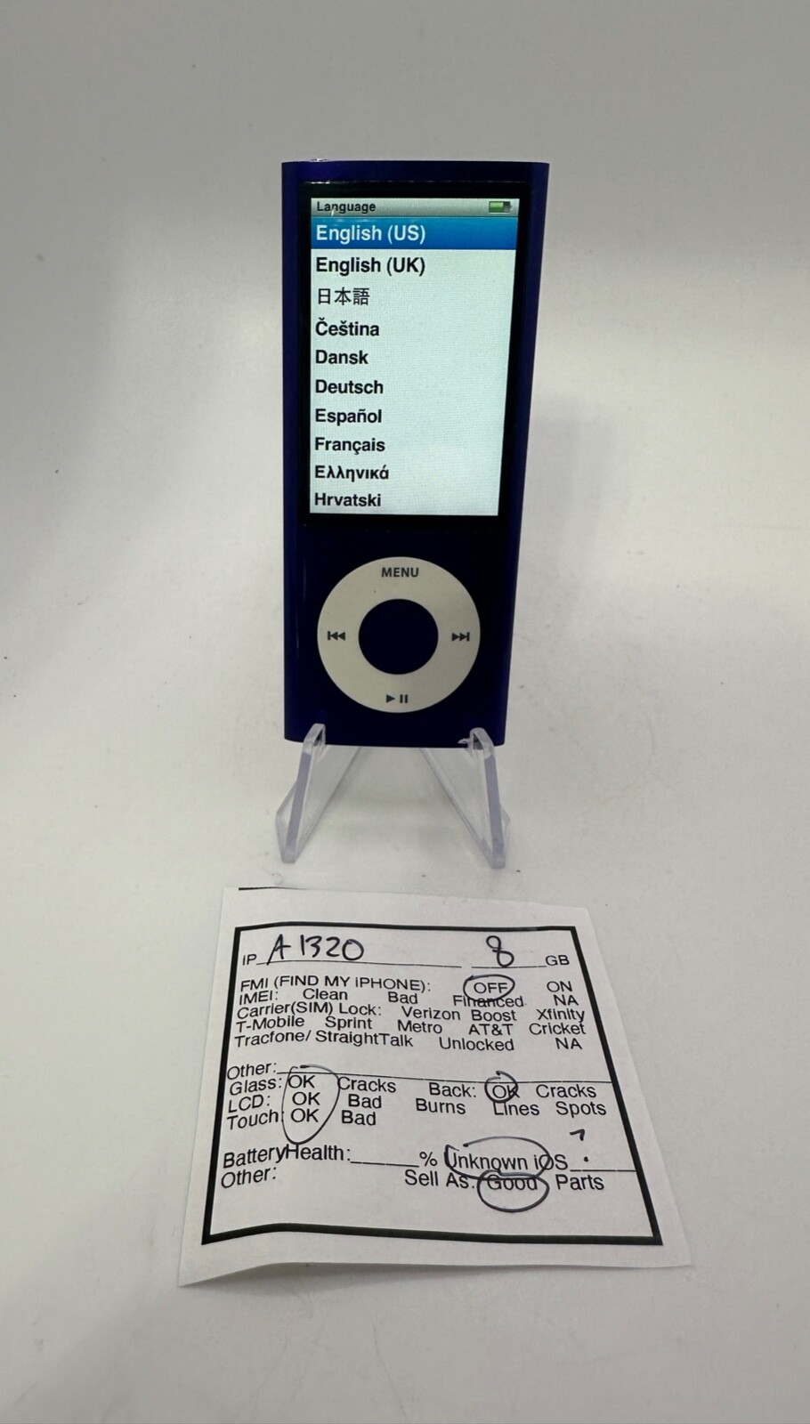 ipod apple 8gb