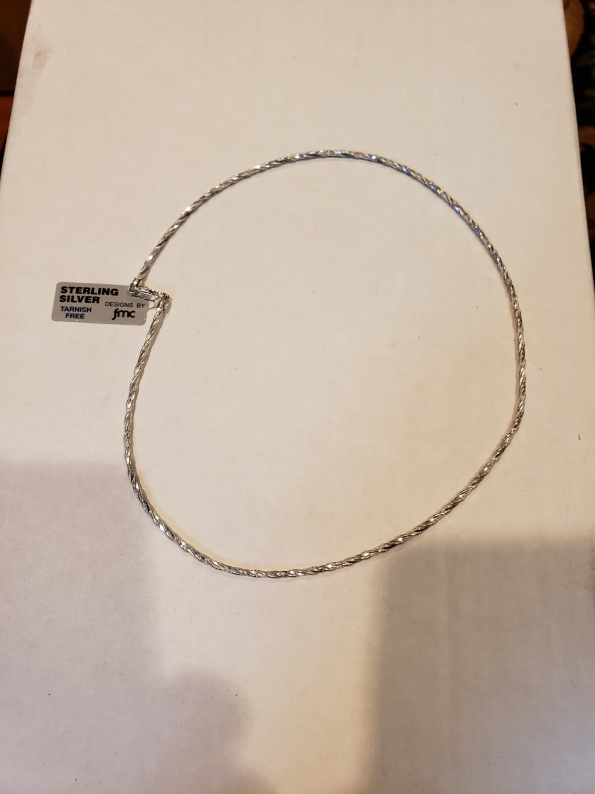 Sterling Silver Tarnish-Free Necklace 18 Inch Chain-image