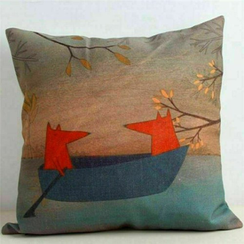 Cover Waist Cushion Sofa Chair Home Pillow Decor Throw Cover Case Linen Cotton - Picture 28 of 54