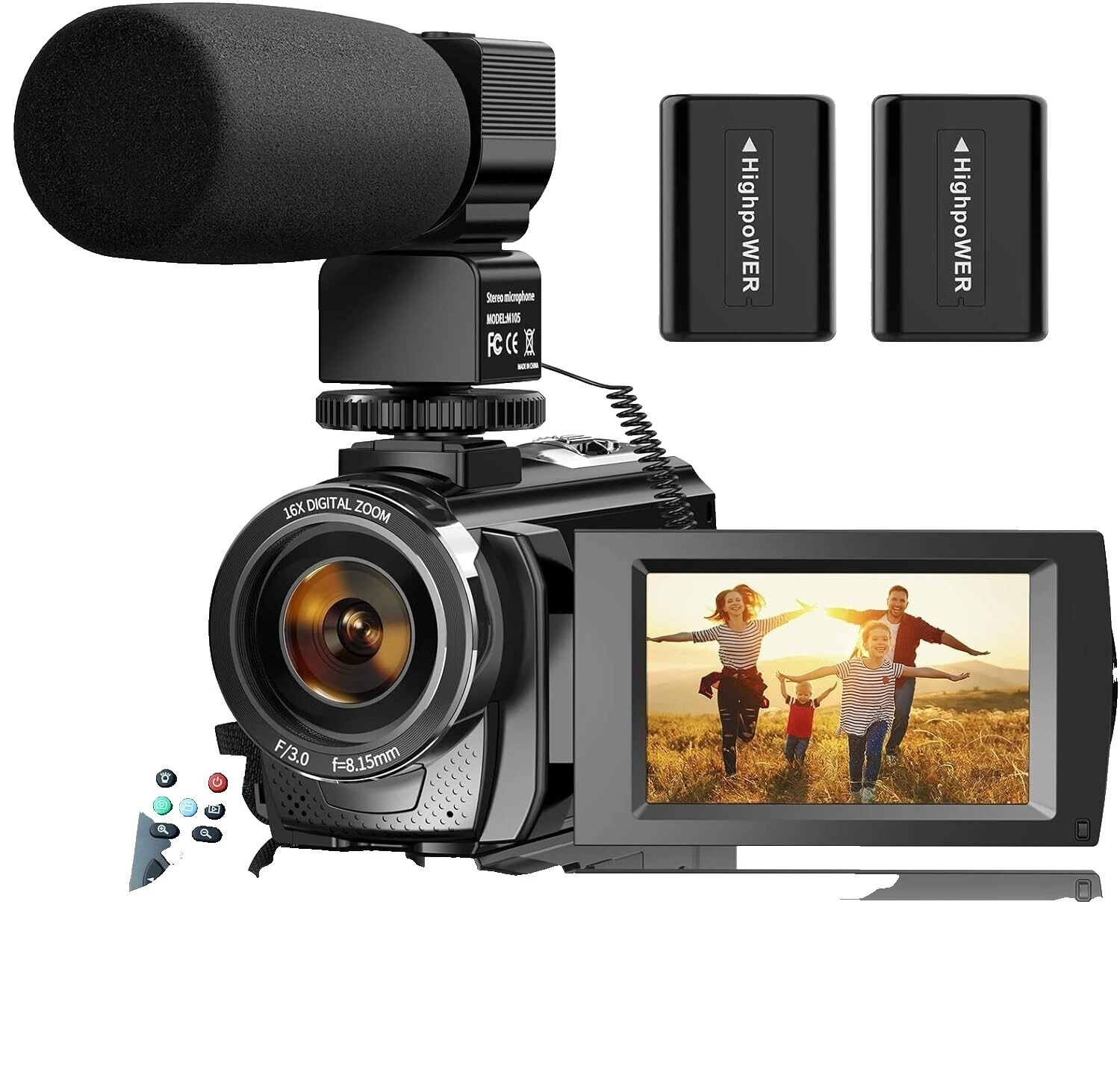 Black SD Professional Camcorders