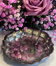 CHIPPENDALE INTERNATIONAL SILVER COMPANY NUT AND CANDY BOWL 5 1/2”