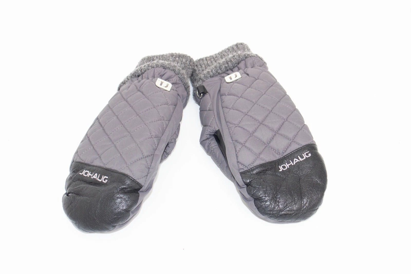 Johaug Womens Ski Mittens Thermolite Insulated Leather Wool Gloves size 5"/ XS
