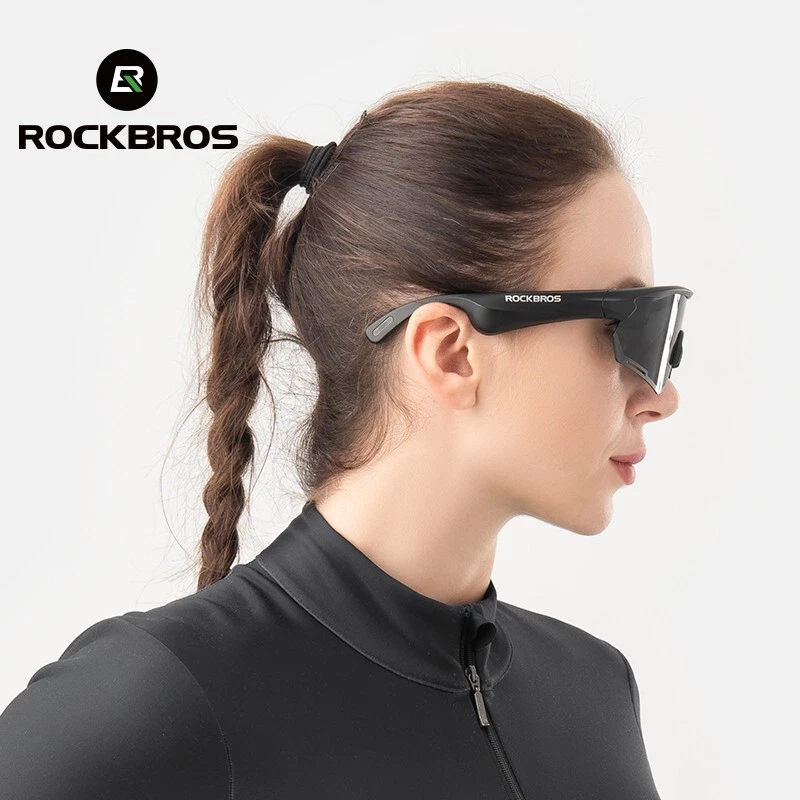 ROCKBROS Gafas de sol polarizadas Bluetooth Gafas inteligentes deportivas, altavoces integrados Foto 4 de 4