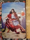 Jesus vs. Satan in Basketball Metal Tin Sign Mancave