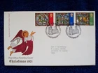 GB FDC 1971 CHRISTMAS CANTERBURY SPECIAL POSTMARK