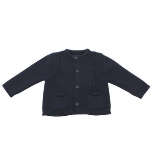 navy blue baby cardigan