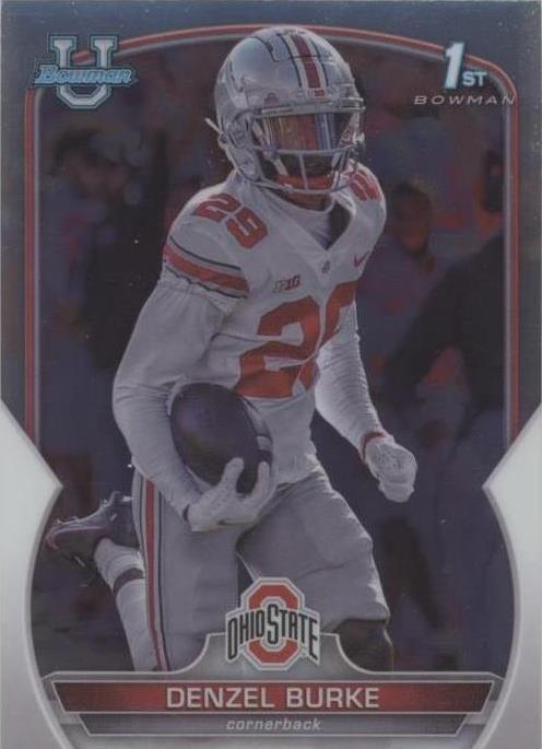 2022 Bowman University Chrome Denzel Burke #25 - 1 of 2