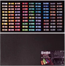 Soft Pastel Half Stick Sets - Super Soft, Super Pigmented Pastels for Artists, D