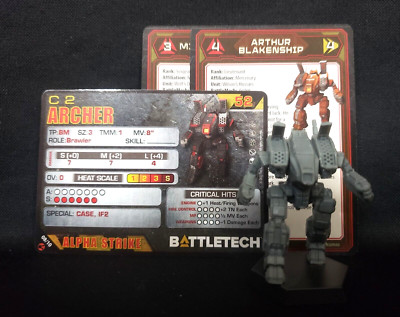 Battletech Pilot Cards.pdf Battletech Archer Mech + Pilot Cards Wolf's Dragoons Assault Star ...