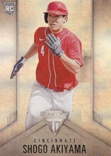 2020 CHRONICLES TITANIUM RC SHOGO AKIYAMA CINCINNATI REDS ROOKIE - B4453