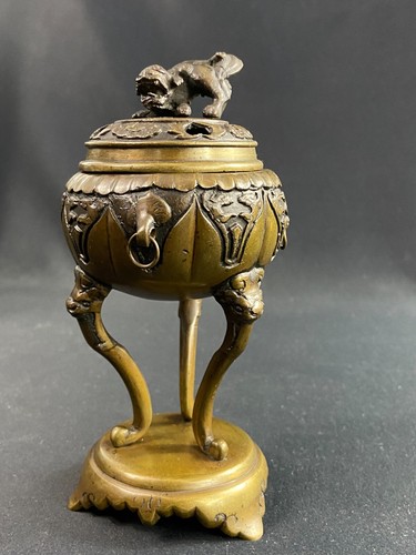 Parfumbrenner 19.Jh. Bronze China Japan