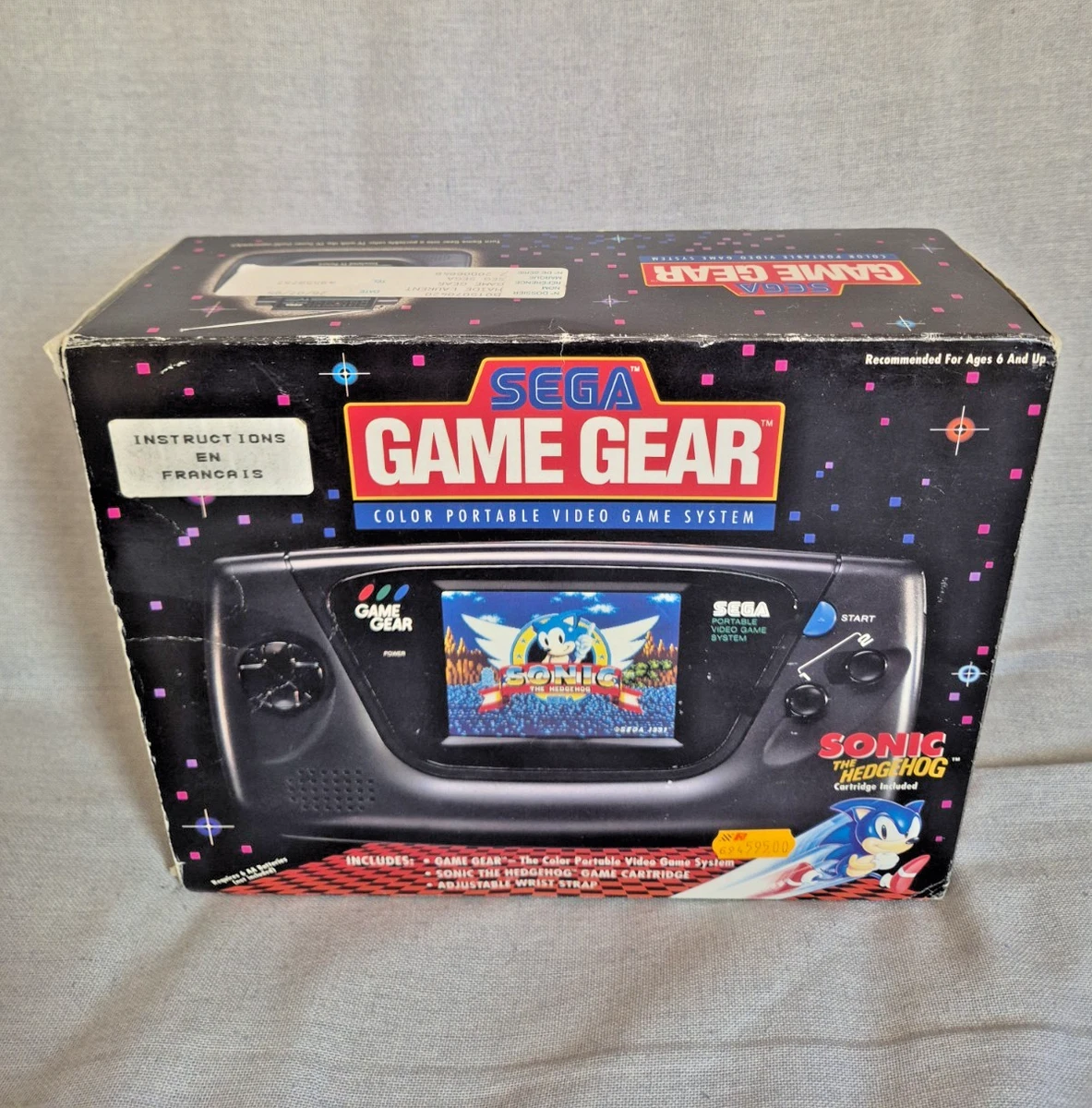 Fourreau D'origine Pour Pack Mega Drive 2 Sega - Avec Jeux Super Monaco GP Et Wimbledon