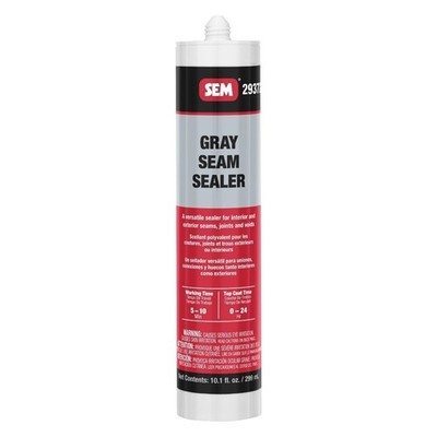 2 Pks SEM Products 29372 Gray Seam Sealer 10.1 fl. oz. Direct-To-Metal Sealant