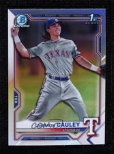 2021 Bowman Draft Chrome Refractor Cameron Cauley #BDC-192 p6a