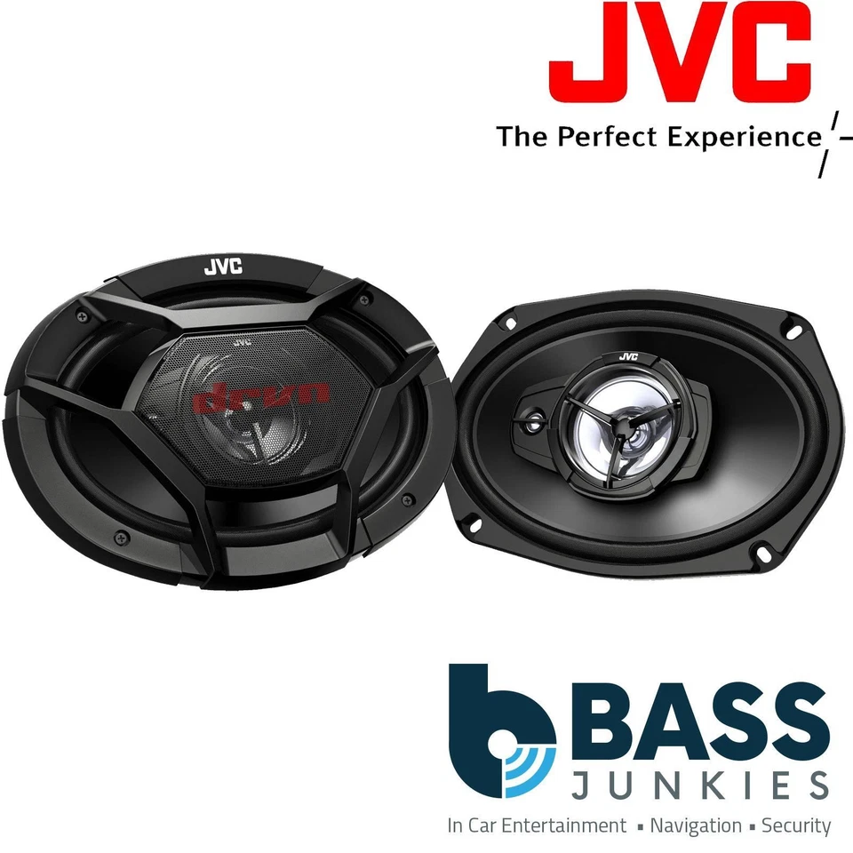 JVC CS-DR6930 3 way 1000 Watts a Pair 6x9 Rear Parcel Shelf Car Van Speakers - Image 4 of 4