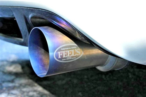 FEEL'S Twin Cam Works Half-Titanium Muffler RARE Honda Acura Vintage JDM Exhaust
