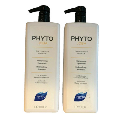 Phyto Phytojoba Moisturizing Shampoo   Set of 2   33.8 oz each with pump