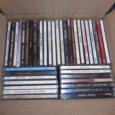 Lot of 41 Country Music CDs Shania Twain George Strait Garth Brooks Untetsted