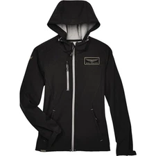 Factory Effex Gold Wing Women's Softshell Jacket, Black