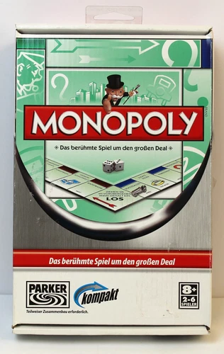 Monopoly German Travel Edition Portable Game - New Open Box