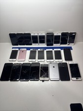Lot of 24 Assorted Apple iPhone 4,5,6, Se,S. PARTS/REPAIR. READ