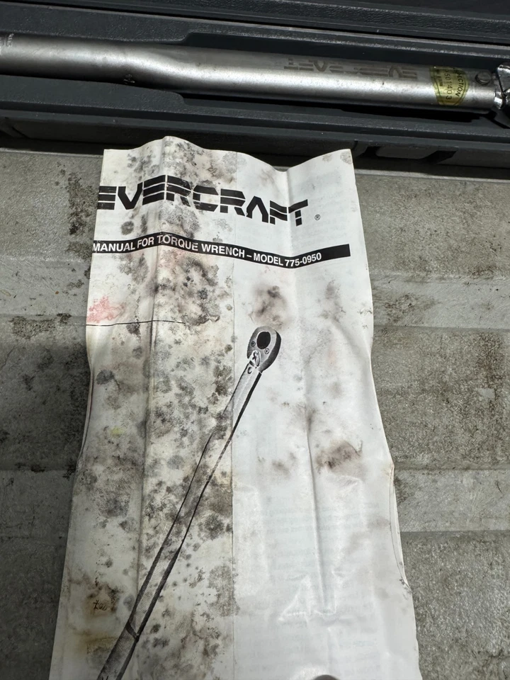 NAPA Evercraft 775-0950 1/2" Drive 150lb Torque Wrench With Case - Image 2 of 4