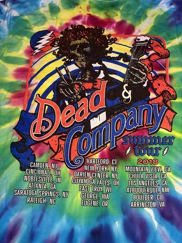 Dead And Company Tie Dye Summer 2018 Tour Shirt Size M 2 Sided - Bild 6 von 7