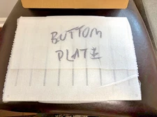 Bottom Aluminum Plate for Chassis 10 x 13 for HALG ST-35 board project