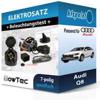 Towtec E-Satz 7Polig Fahrzeugspezifisch Passend für Audi Q8 NEU