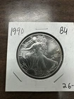 1990 American Silver Eagle BU
