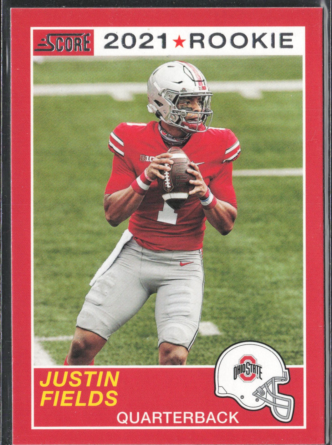 2021 Panini Chronicles Draft Picks Justin Fields #59 Ohio State Buckeyes