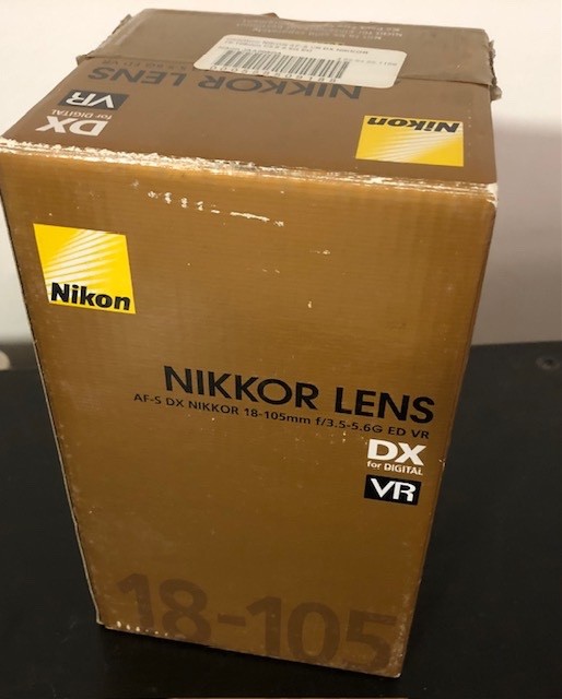 Obbiettivo NIKKOR AF-S DX 18-105 F/3,5-5,6G ED VR AS NEW