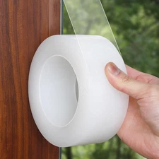 Transparent Door and Window Weather Stripping Tape Window Draft 2 Inch x 33Yards