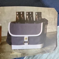 Beer Cooler W/Opener Waxed Canvas 6-Pack Beer Caddy Legacy Picnic Time Brand NWT