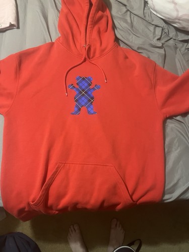 Grizzly Grip tape Men’s Red Pullover Hoody