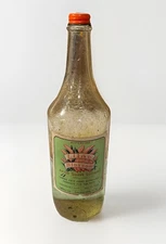 1950s Tripoli Lilac Blossom Barber Shop Bottle, Glass Styling Salon Bottle