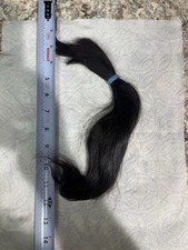 Dark Brown/Black Human Hair 15  In Length REAL HAIR