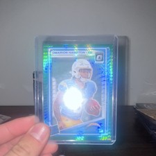 Panini Rated Rookie Prizm Omarion Hampton #212 Los Angeles Chargers Card