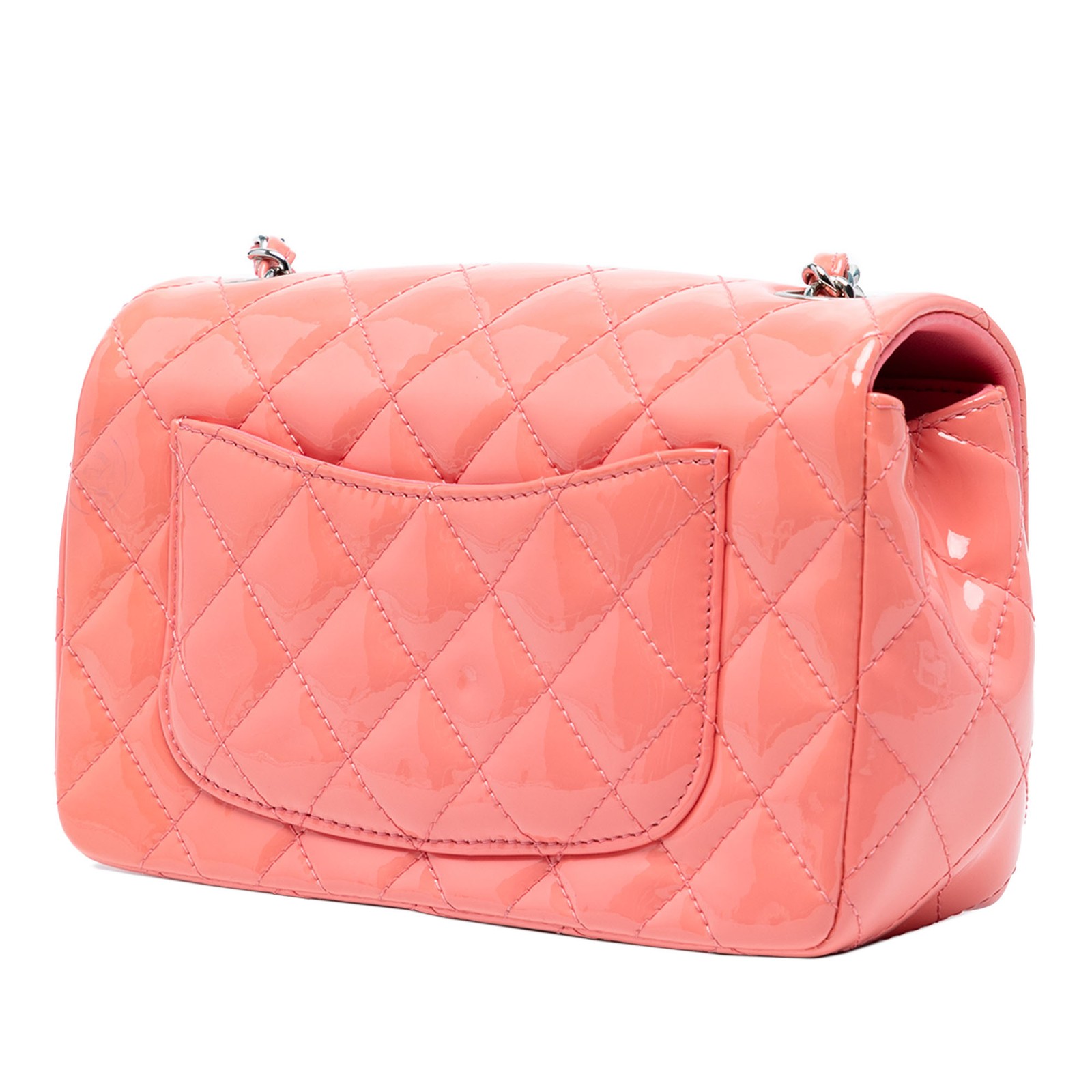 Authenticated Chanel Mini Rectangular Classic Pat… - image 2