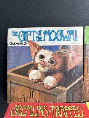 Gremlin Adventures Story 1 2 4 5 Read Along Book + Vinyl Record