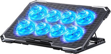 Laptop Cooling Pad with 8 Cooling Fans, Cooling Pad for Laptop Fan 13-15.6 Inch,
