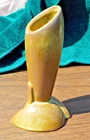 Frankoma Prairie Green Rocket Art Deco Ada Clay #32 Bud Vase